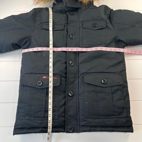 Canada Weather Gear Kids Unisex Black Puffer Coat Parka size XL 18/20 - Picture 3 of 11